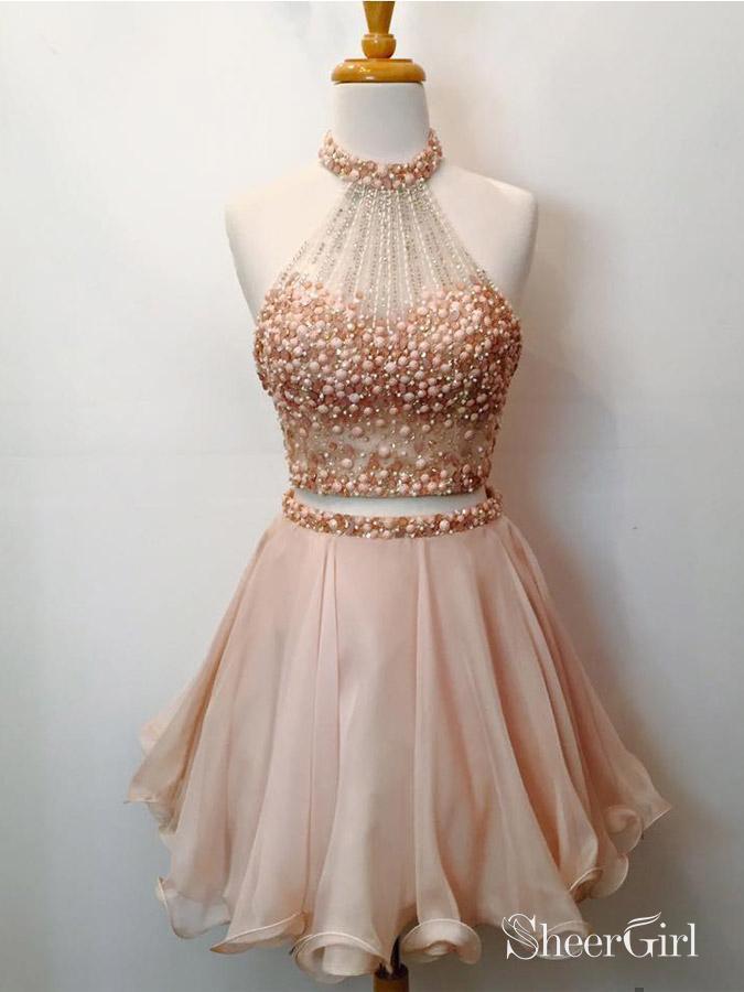 Cute A-line Spaghetti Strap Lace Homecoming Dresses Short MCL1040 Cute A-line Spaghetti Strap Lace Homecoming Dresses Short MCL1040