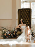 2 in 1 Luxury Wedding Gown Sparkly Mermaid Plus Ball Gown Wedding Dress AWD1951-SheerGirl