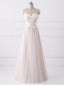 Vestidos de novia baratos de encaje con escote corazón y tirantes finos de una línea SWD0034