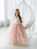Appliqued Flower Girl Dresses Princess Ball Gown for Kids ARD2782-SheerGirl