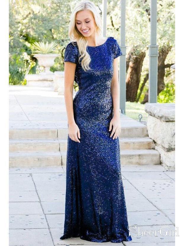 Royal Blue Bridesmaid Dress Mermaid Mother of the Bride Dresses