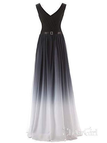 Celebrity Style Ombre Formal Dresses Evening Gowns V Neck Prom Dresses ARD1410 Celebrity Style Ombre Formal Dresses Evening Gowns V Neck Prom Dresses ARD1410