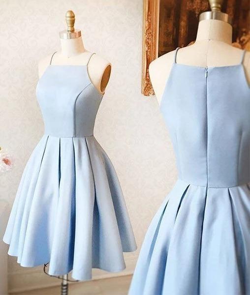 backless dress jewelry Cheap Homecoming Dresses Light Blue Quinceanera Dress ARD2393 – SheerGirl