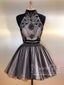 Halter Neck Beaded Bodice Two Pieces Homecoming Dress ARD2750