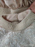 High Neck Vintage Homecoming Dresses Sheer Long Sleeve Mini Hoco Dress ARD1675-SheerGirl