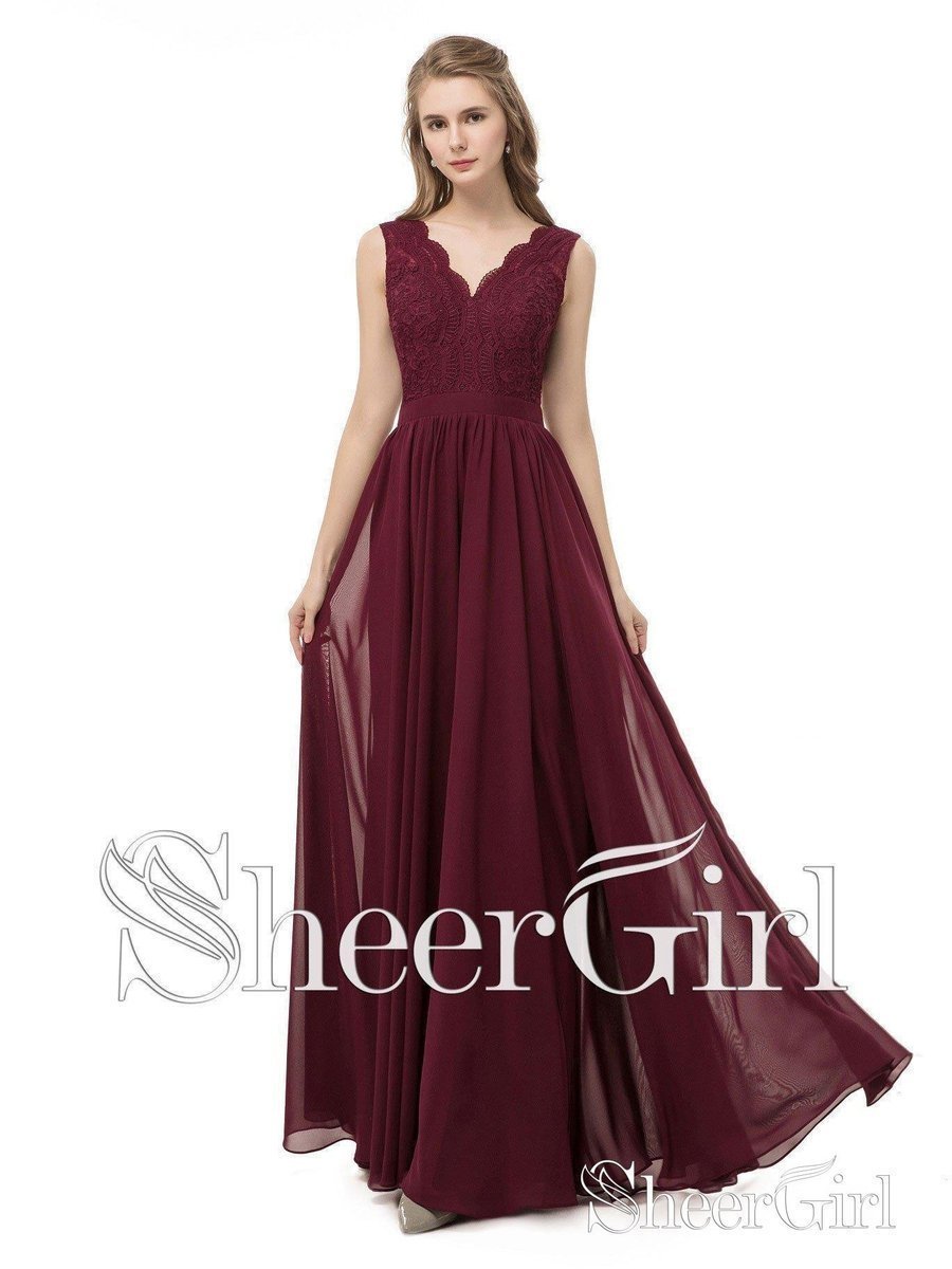 blue dress for baby girl Sheer Knit Long Sleeve Midi Dress in Burgundy