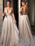 Sexy Ball Gown Wedding Dress Sequin Beaded Nude Vintage Wedding Dresses AWD1050-SheerGirl