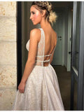 Sexy Ball Gown Wedding Dress Sequin Beaded Nude Vintage Wedding Dresses AWD1050-SheerGirl