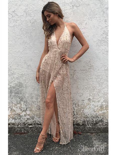 slim fit dress slacks Sexy Halter Vintage Evening Dresses, Sleeveless Long Party Gowns cg255 –  classygown