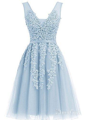 Short Dusty Rose Homecoming Dresses Lace Appliqued Princess Hoco Dress ARD1411 Short Dusty Rose Homecoming Dresses Lace Appliqued Princess Hoco Dress ARD1411