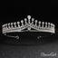 Silver Crystal Princess Tiara Vintage Bridal Tiaras ACC1152