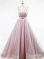 Simple Dusty Rose Cheap Prom Dresses Organza Sweet 15 Quinceanera Dresses APD3460