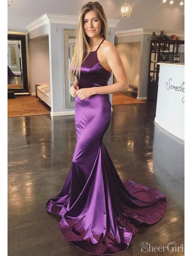 Simple Mermaid Prom Dresses Spaghetti Strap Formal Dresses ARD2339 Simple Mermaid Prom Dresses Spaghetti Strap Formal Dresses ARD2339