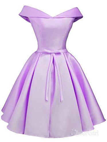 Simple Off the Shoulder Homecoming Dresses Cheap Graduation Dress SheerGirl Simple Off the Shoulder Homecoming Dresses Cheap Graduation Dress SheerGirl