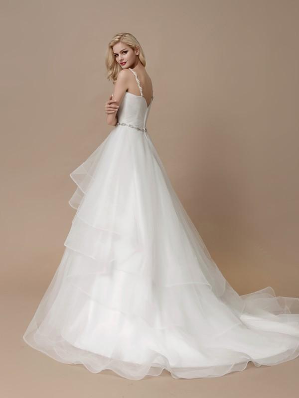 beaded princess wedding dresses Vintage Inspired Luxury Princess Beading Wedding Dress With Open Back- Plus  Size main image 1