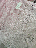 Spaghetti Strap Pink Lace Bridesmaid Dresses Midi Tea Length Bridesmaid Dress ARD1185-SheerGirl