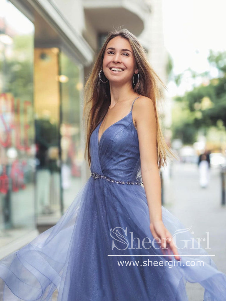 Sparkly Layered Tulle Prom Dress Ball Gown Party Dress ARD2757-SheerGirl
