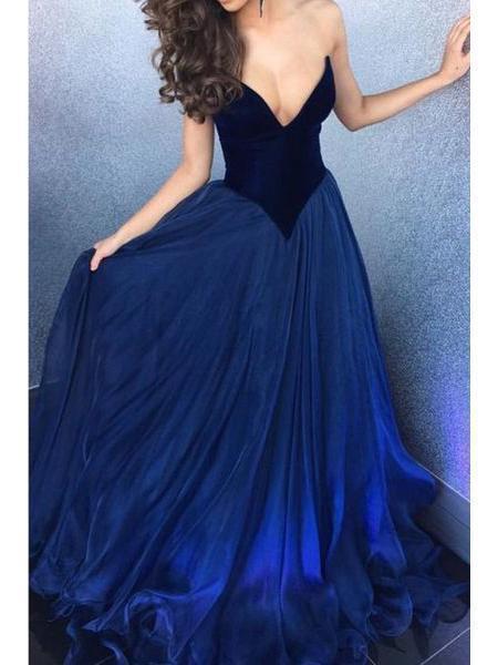 blue and maroon dress Royal Blue / US12