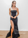 Strapless Satin Mermaid Prom Dress with High Slit Prom Gown ARD2687-SheerGirl