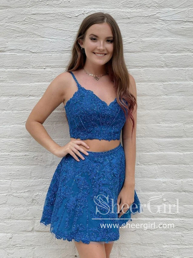 Two piece short formal dress on sale