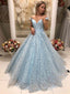 Vintage Lace Ball Gown Prom Dresses Off the Shoulder Prom Dress ARD2182