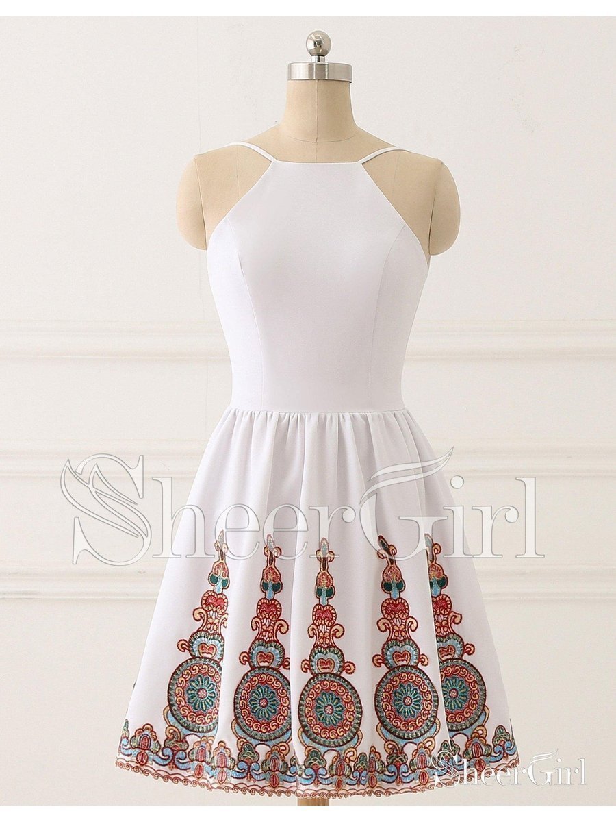 navy blue dress for baby girl LOOBIS Women's 2024 Summer Backless Mini Dress Cami White White Open Back  Spaghetti Strap Dress Casual Short Dress, Medium at Amazon Women's Clothing  store main image 1