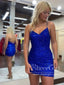 Backless Sparkly Short Prom Dress Sequins Short Homecoming Dress ARD2968