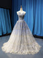 Ombre Contrast Colored Sweet 16 Princess Quinceanera Dress Gold Lace Ball Gown Prom Dresses ARD1939