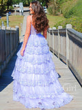 Sparkly Layered Tulle Prom Gown Floor Length Prom Dress Ball Gown Party Dress ARD3075-SheerGirl