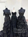 Sparkly Layered Tulle Prom Gown Floor Length Prom Dress Ball Gown Party Dress ARD3075-SheerGirl
