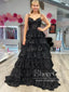 Sparkly Layered Tulle Prom Gown Floor Length Prom Dress Ball Gown Party Dress ARD3075
