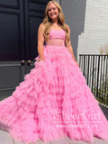 Strapless Quinceanera Dress Sparkly Tulle Ball Gown Layered Party Dress Sweetheart Neck Prom Dress ARD3058-SheerGirl