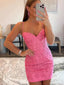 Sweetheart Neck Appliqued Short Prom Dress Backless Homecoming Dress ARD3098