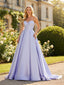 Sweetheart Neck Long Simple Prom Dresses with Pockets Ball Gowns ARD3192