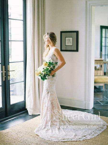 white long sleeve off the shoulder dress White Long Sleeves Off the shoulder Mermaid Lace Wedding Dresses