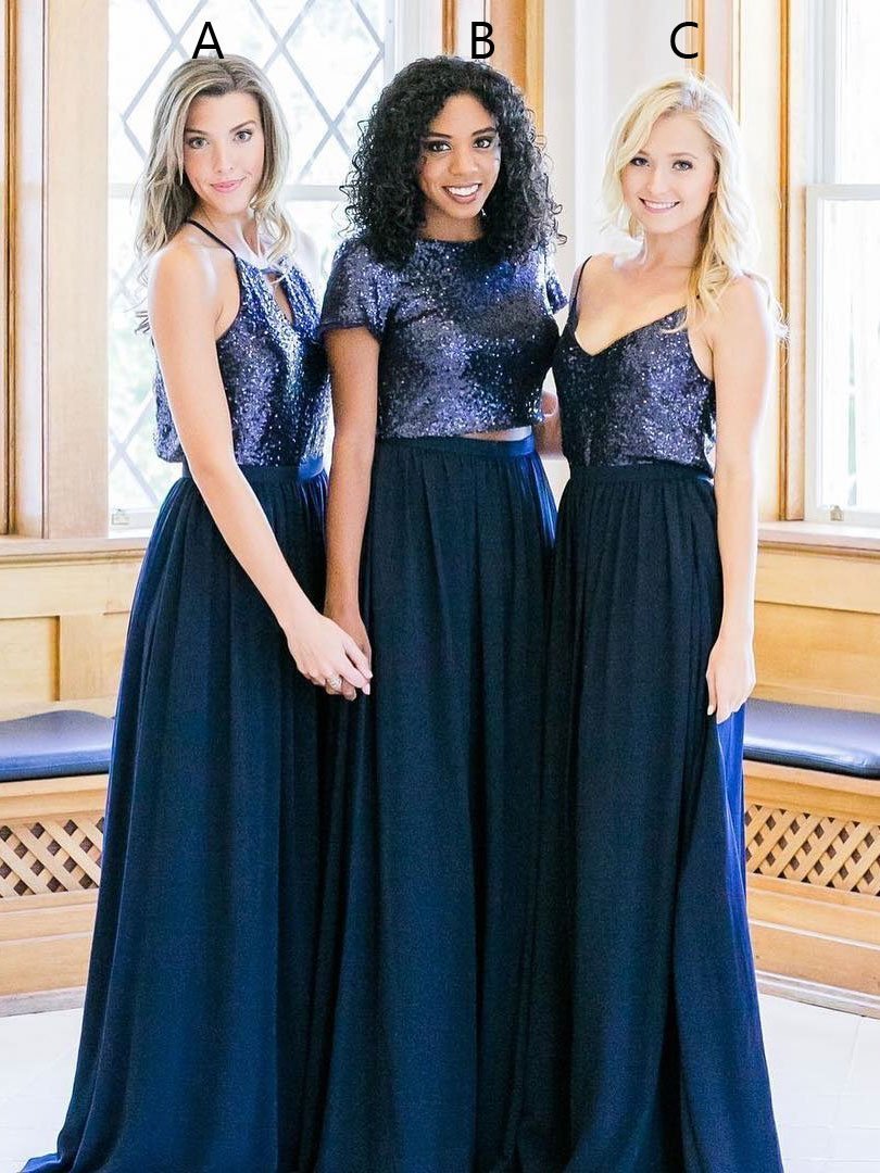 sparkly top bridesmaid dresses