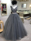 2 Piece Prom Dresses Cheap A Line Rhinestone Beaded Formal Quinceanera Dresses 2018 APD3281