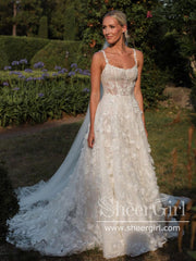 3D-Flowers-Wedding-Gown-Floral 3D-Flowers-Wedding-Gown-Floral
