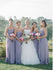 A Line Chiffon Strapless Bridesmaid Dresses Maxi Mother of the Bride Dresses PB10107-SheerGirl