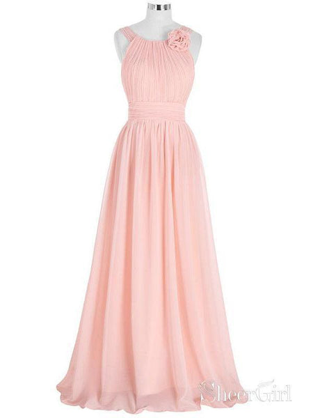 A-line Halter Long Chiffon Bridesmaid Dresses for Wedding Party APD3003 A-line Halter Long Chiffon Bridesmaid Dresses for Wedding Party APD3003