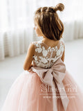 Appliqued Flower Girl Dresses Princess Ball Gown for Kids ARD2782-SheerGirl