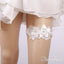 Appliqued White Lace Wedding Garters ACC1017