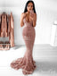 Backless V Neck Sequin Mermaid Prom Dresses Long Sexy Prom Dress ARD1853