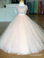 Blush Pink Ball Gown Flower Girl Dresses Rhinestone Baby Dress ARD1822