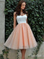 Blush Sweetheart Knee Length Homecoming Dresses Cheap Short Prom Dresses ARD1435