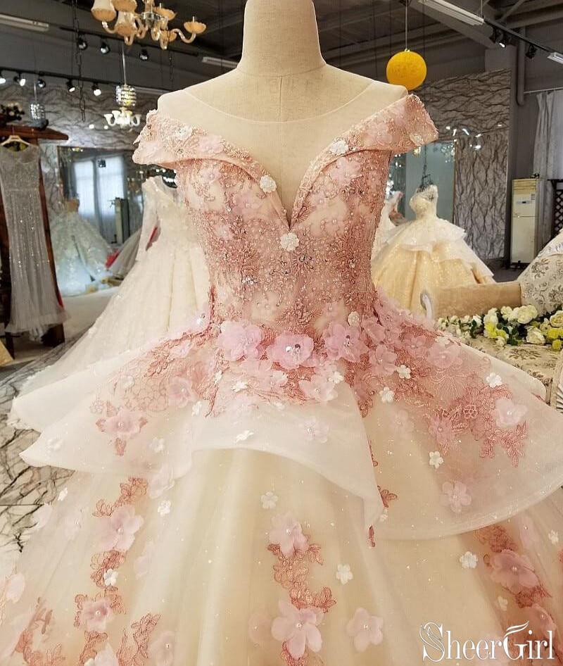 Cap Sleeve Pink Lace Sweet 16 Ball Gown Vintage Chapel Train Quinceanera Dresses ARD1841 Cap Sleeve Pink Lace Sweet 16 Ball Gown Vintage Chapel Train Quinceanera Dresses ARD1841
