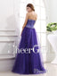 Cheap Junior Prom Dresses Medium Purple Beaded Sweetheart Prom Dresses ARD1088