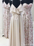 Cheap Long Chiffon Bridesmaid Dress Mismatched Evening Dresses ARD2410-SheerGirl