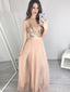 Classy A-line Spaghetti Strap Prom Dresses Sleeveless Prom Gowns ARD2303