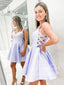 Criss Design Satin Homecoming Dresses Cheap Simple Homecoming Dress ARD2821